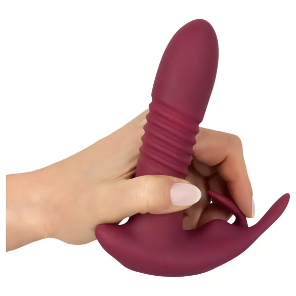 Javida RC - vibrador clitóris controle remoto 3 modos silicone vermelho