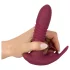 Javida RC - vibrador clitóris controle remoto 3 modos silicone vermelho