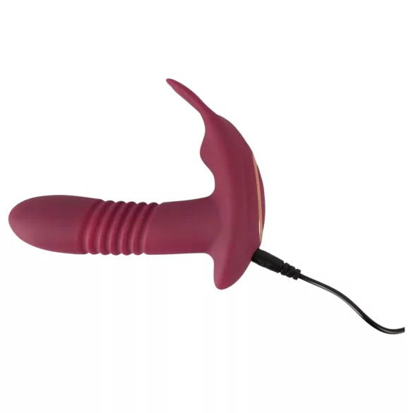 Javida RC - vibrador clitóris controle remoto 3 modos silicone vermelho