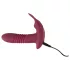 Javida RC - vibrador clitóris controle remoto 3 modos silicone vermelho