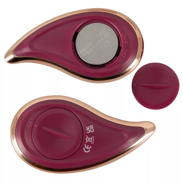 Javida RC - vibrador clitóris controle remoto 3 modos silicone vermelho