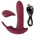 Javida RC - vibrador clitóris controle remoto 3 modos silicone vermelho