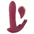 Javida RC - vibrador clitóris controle remoto 3 modos silicone vermelho