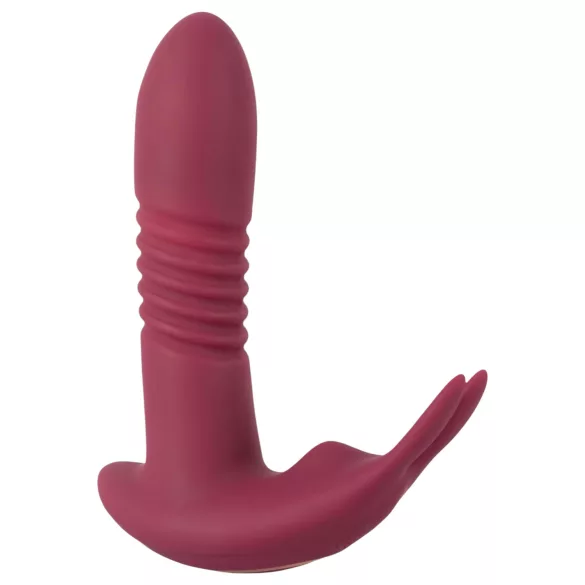 Javida RC - vibrador clitóris controle remoto 3 modos silicone vermelho