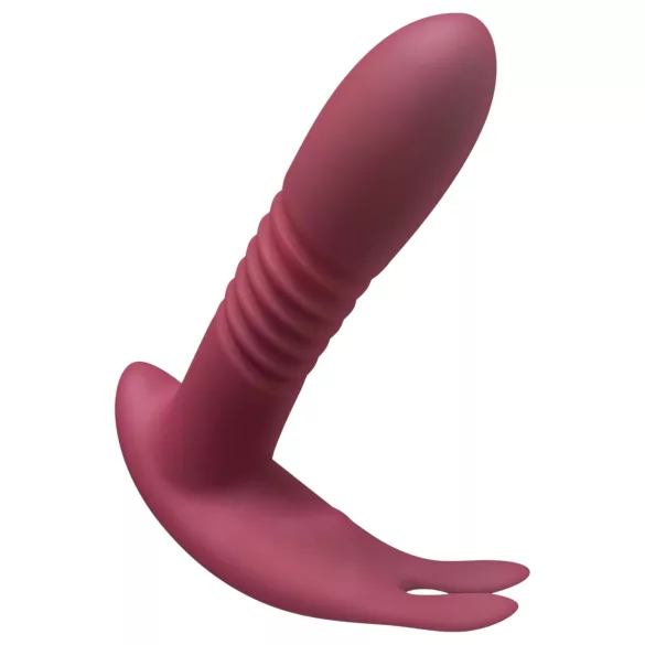 Javida RC - vibrador clitóris controle remoto 3 modos silicone vermelho