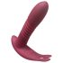 Javida RC - Vibrador de Clitóris com Controle Remoto, 3 Funções (Vermelho)
