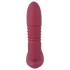 Javida RC - vibrador clitóris controle remoto 3 modos silicone vermelho