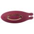 Javida RC - Vibrador de Clitóris com Controle Remoto, 3 Funções (Vermelho)