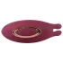 Javida RC - vibrador clitóris controle remoto 3 modos silicone vermelho