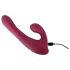 Javida - Vibrador vermelho com controle e rotação para prazer intenso