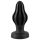 Plug Anal Macio e Texturizado - 5 cm (Preto)