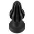 Plug Anal Macio e Texturizado - 5 cm (Preto)