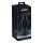 ANOS - plug anal macio texturizado - 7cm (preto)