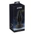 ANOS - plug anal macio texturizado - 7cm (preto)