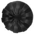 ANOS - plug anal macio texturizado - 7cm (preto)