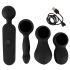 Couples Choice - Vibrador massageador aquecido a bateria (preto)