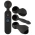 Couples Choice - Vibrador massageador aquecido a bateria (preto)