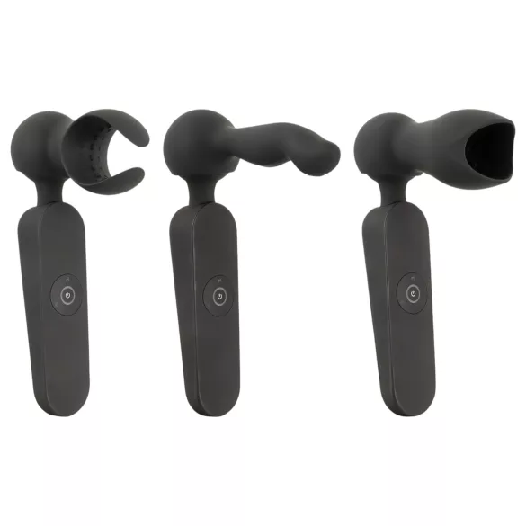 Couples Choice - vibrador massajador recarregável com aquecimento - preto
