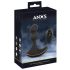 ANOS - Vibrador anal rotativo duplo motor (preto)