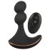 ANOS - Vibrador anal rotativo duplo motor (preto)