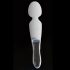 Vibrador LED Liaison Wand - silicone e vidro (transparente)