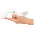 Liaison Curve - Vibrador LED recarregável (transparente-branco)