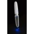 Vibrador Liaison LED - recarregável, transparente e branco