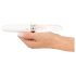 Vibrador Liaison LED - recarregável, transparente e branco