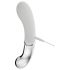 Vibrador LED You2toys Liaison - Silicone e Vidro (Transparente-Branco)