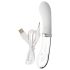 Vibrador LED You2toys Liaison - Silicone e Vidro (Transparente-Branco)