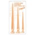 Kit de Plug Extra Longo You2Toys - 3 Peças - Natural