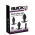 Black Velvet - Kit Anal Vibrador Rec. c/ 3 Peças (Preto)