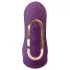 Javida - vibrador estimulador de clitóris 4 em 1 - silicone roxo