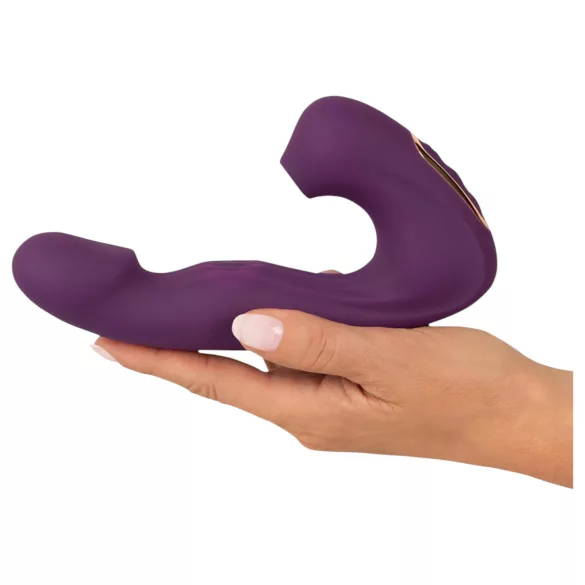 Javida - vibrador estimulador de clitóris 4 em 1 - silicone roxo
