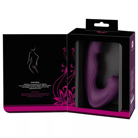 Javida - vibrador estimulador de clitóris 4 em 1 - silicone roxo