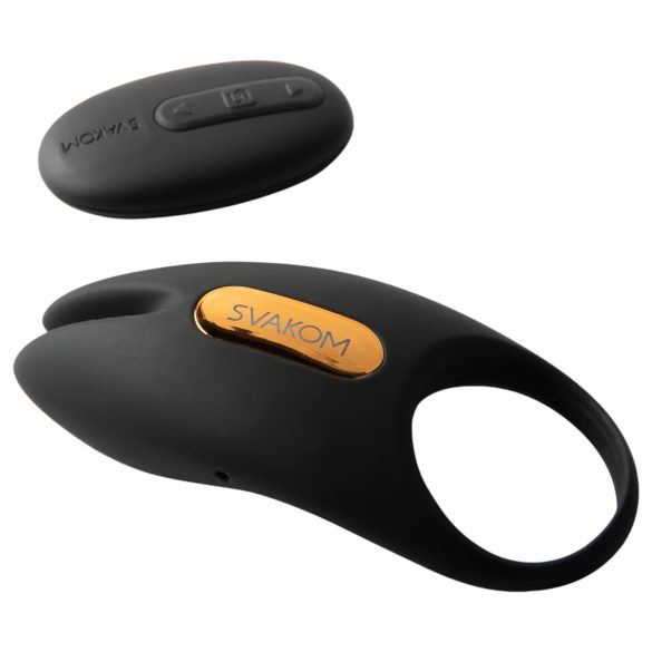 Svakom Winni 2 - anel vibrante inteligente com controle remoto (preto)