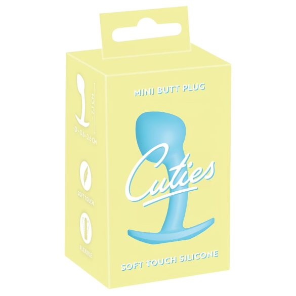 Mini Plug Anos Cute Azul - Silicone (2,6 cm)