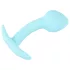 Cuties - plug anal pequeno - silicone - azul 2,6cm