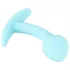 Cuties - plug anal pequeno - silicone - azul 2,6cm