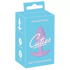 Cuties - plug anal mini - silicone - roxo 2,8cm