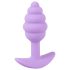 Pequeno Prazer: Plug Anal em Silicone Roxo (2,8cm)