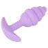 Pequeno Prazer: Plug Anal em Silicone Roxo (2,8cm)
