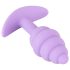 Pequeno Prazer: Plug Anal em Silicone Roxo (2,8cm)