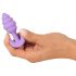 Pequeno Prazer: Plug Anal em Silicone Roxo (2,8cm)