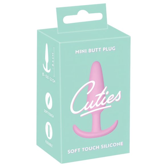 Plug Anal Mini Cuties - Silicone Rosa