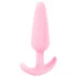 Cuties - plug anal pequeno - silicone - rosa 2,1cm