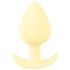 Plugue Anal Mini Cuties - Silicone Amarelo (3,1cm)