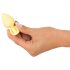 Plugue Anal Mini Cuties - Silicone Amarelo (3,1cm)