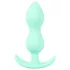 Cuties - plug anal pequeno - silicone - verde menta 2,3cm