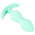 Cuties - plug anal pequeno - silicone - verde menta 2,3cm